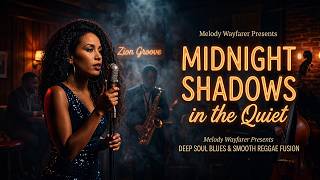 Smooth Jazz Reggae & Deep Blues 🎷 Midnight Shadows in the Quiet