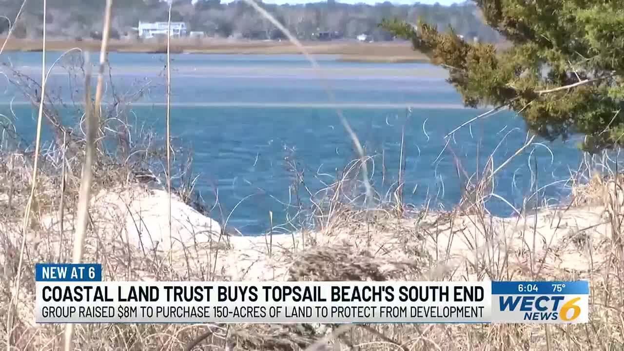 Coastal Land Trust completes purchase of South End of Topsail Beach
