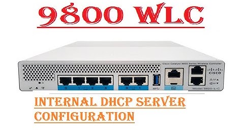 DHCP SERVER IN 9800 WLC (Hindi)#cisco #wireless #9800