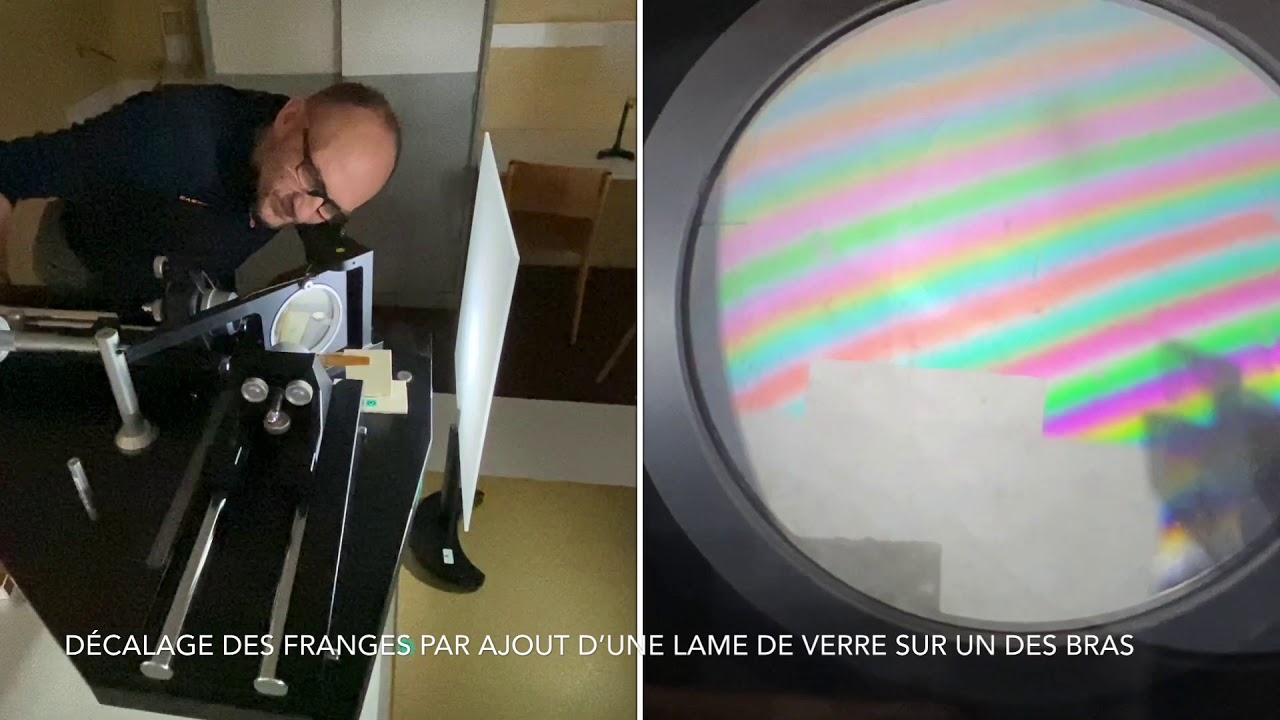 L’interféromètre de Michelson par VtHt