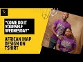 DIY Ankara T-Shirt Tutorial: Create Stunning African Map Designs