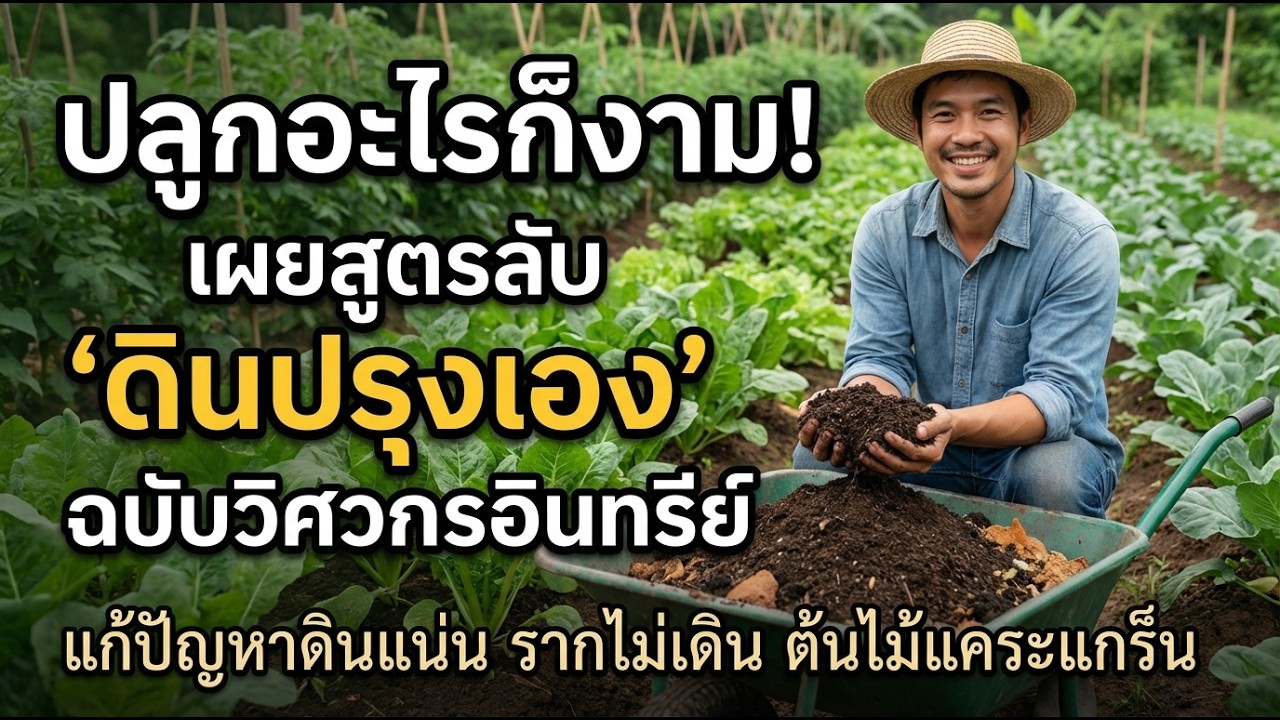 ปลูกอะไรก็งาม! เผยสูตรลับ 