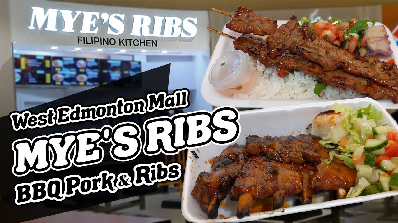 Mye's Ribs Ribs and BBQ Grilled Pork West Edmonton Mall Food Review Best Edmonton Mall