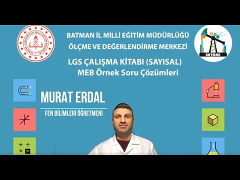 08 LGS KONU ANLATIMLI SORU ÇÖZÜMLERİ – FEN BİLİMLERİ DERSİ 2. ÜNİTE 34-45 SORULARI