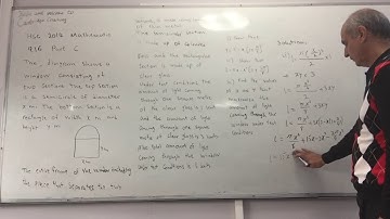 The Solution to HSC 2014 Mathematics Q16 part C- Maximising