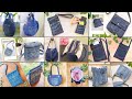 9 diy cute denim bags out of old jeans  compilation  fast speed tutorial  upcycle crafts