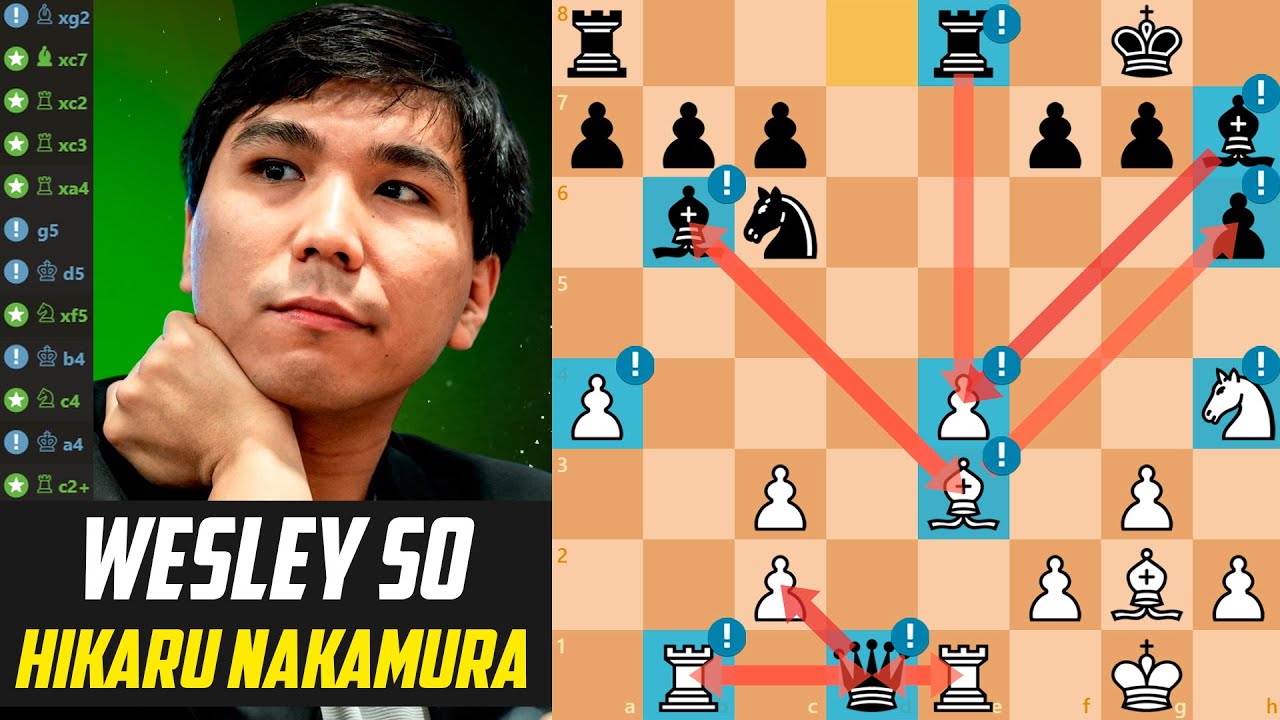 ♟️Wesley So CRUSHES Hikaru Nakamura — Queenless Middlegame! [Stockfish 17]