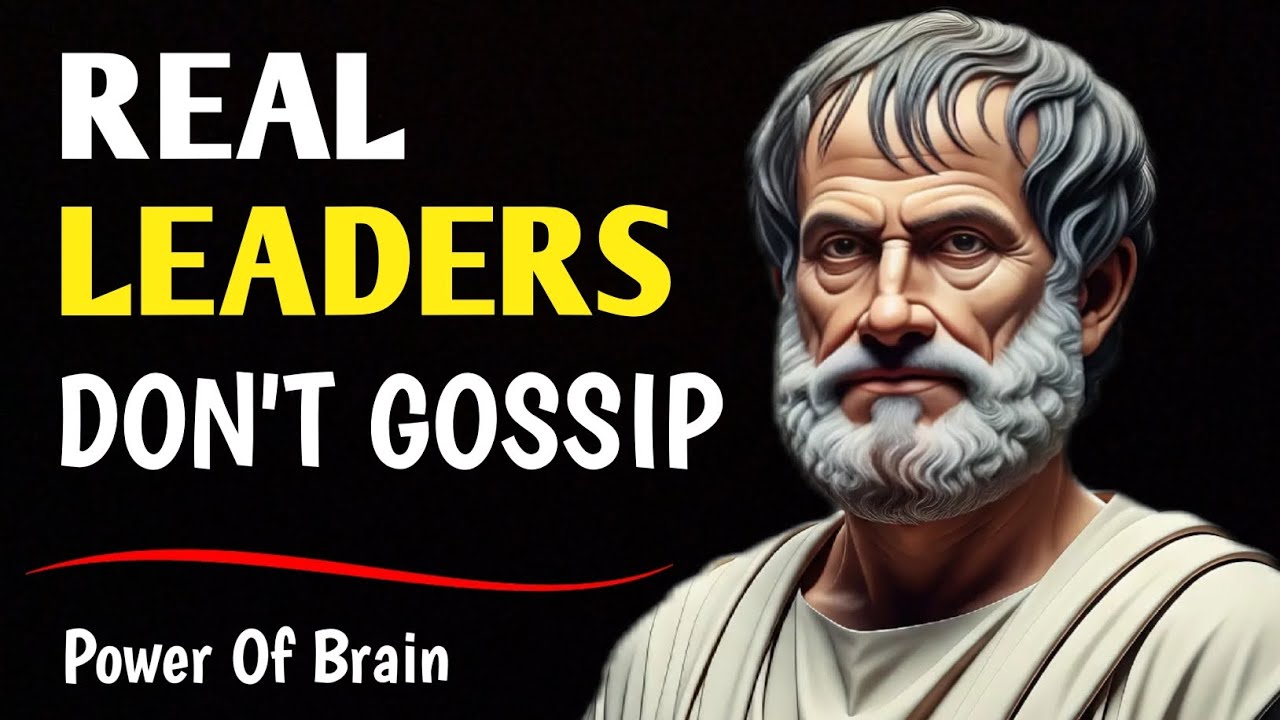 Gossip Is Mental Weakness — The Stoic Secret to Real Power #stoicism #motivation #lifelessons 