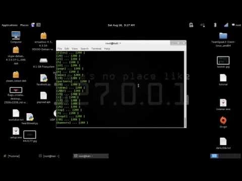 Kali Linux - Scan Website Directory using Websploit