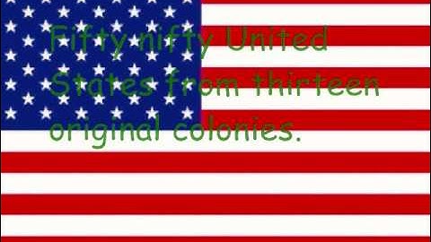 Fifty Nifty States - Lyrics