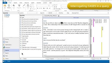 NVivo Cases : Part 2 actions | Qualitative Data Analysis Services