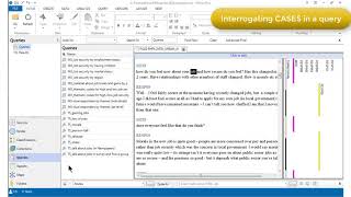 NVivo Cases : Part 2 actions | Qualitative Data Analysis Services