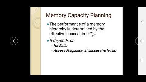 CSA mod 2 Lect 2 Memory planning part a