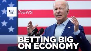 BIDEN Touts Inflation Reduction Act, Economy In REELECTION Bid