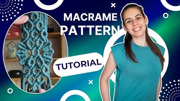 DIY Macrame Pattern | Tutorial 4K | Step by step
