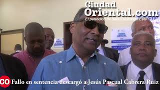 Fallo en sentencia descargó a Jesús Pascual Cabrera Ruiz