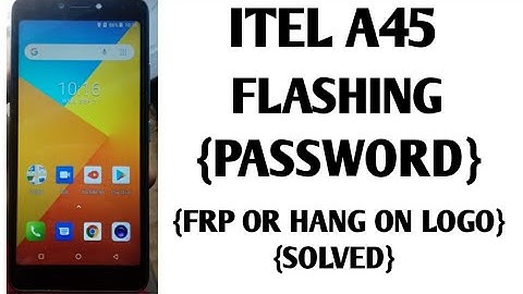 How to flash ITEL A45 | itel a45 flashing | itel a45 frp bypass | itel a45 hang on logo | stock roms