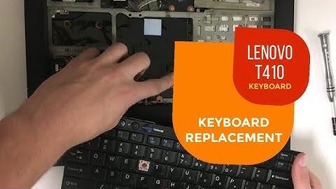 Replacing a Keyboard on a Lenovo T410 Laptop\ How to change Keyboard\Cteh Solutions