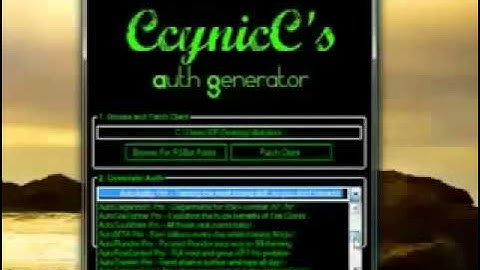 RSBots net Auth Code Generator Updated Feb 2011 No DL