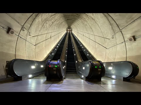 Round Trip on the Longest Escalator in the Western Hemisphere - WMATA Wheaton Station