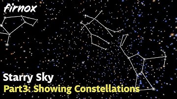 Creating a starry sky in Unity. Part3 - Showing constellations