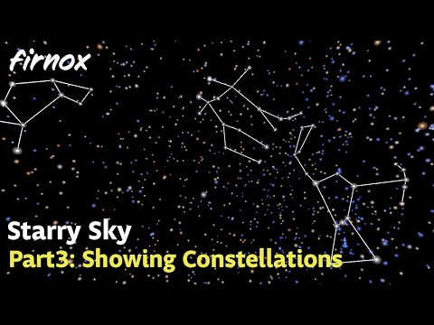 Creating a starry sky in Unity. Part3 - Showing constellations
