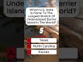 Which U.S. State Is Home to the Longest Stretch of Undeveloped Barrier Island in the World? 🌊 #usa