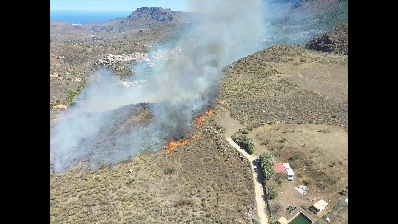 Incendio en El Sequero - Tunte
