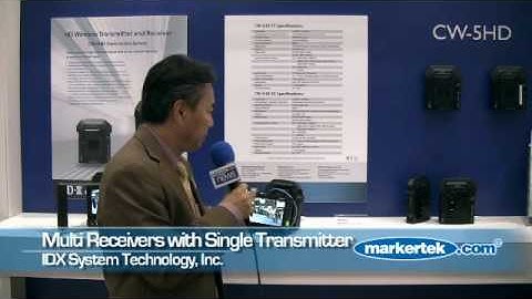 Wevi Cam Wave HD-SDI Uncompressed Video & Audio Wireless System from IDX