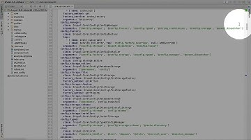 147. Taking at look at our our first Drupal 8 services.yml file