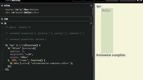 animate in jQuery - Beau teaches JavaScript