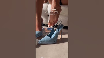 Heel Hack for comfort 🥰 #shorts #lifehacks #hack #heels #diy #pratik #tricks