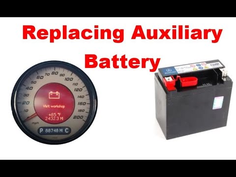 Mercedes W219 CLS55 AMG CLS63 CLS550 Auxiliary Battery Replacement