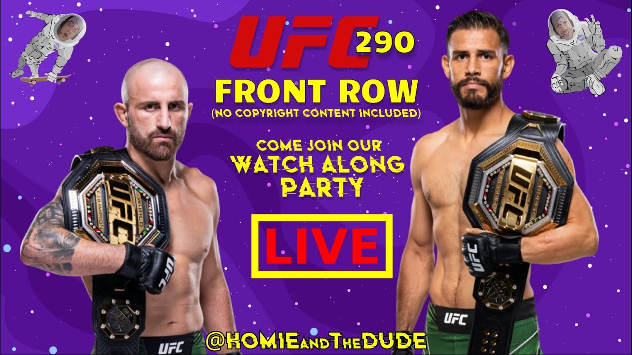 🔴 UFC 290 Alex Volkanovski v Yair Rodriguez Moreno v Pantoja LIVE FIGHT REACTION Watch Along
