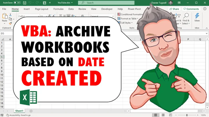 Excel VBA Archive (Move) Workbooks Based on Date Created