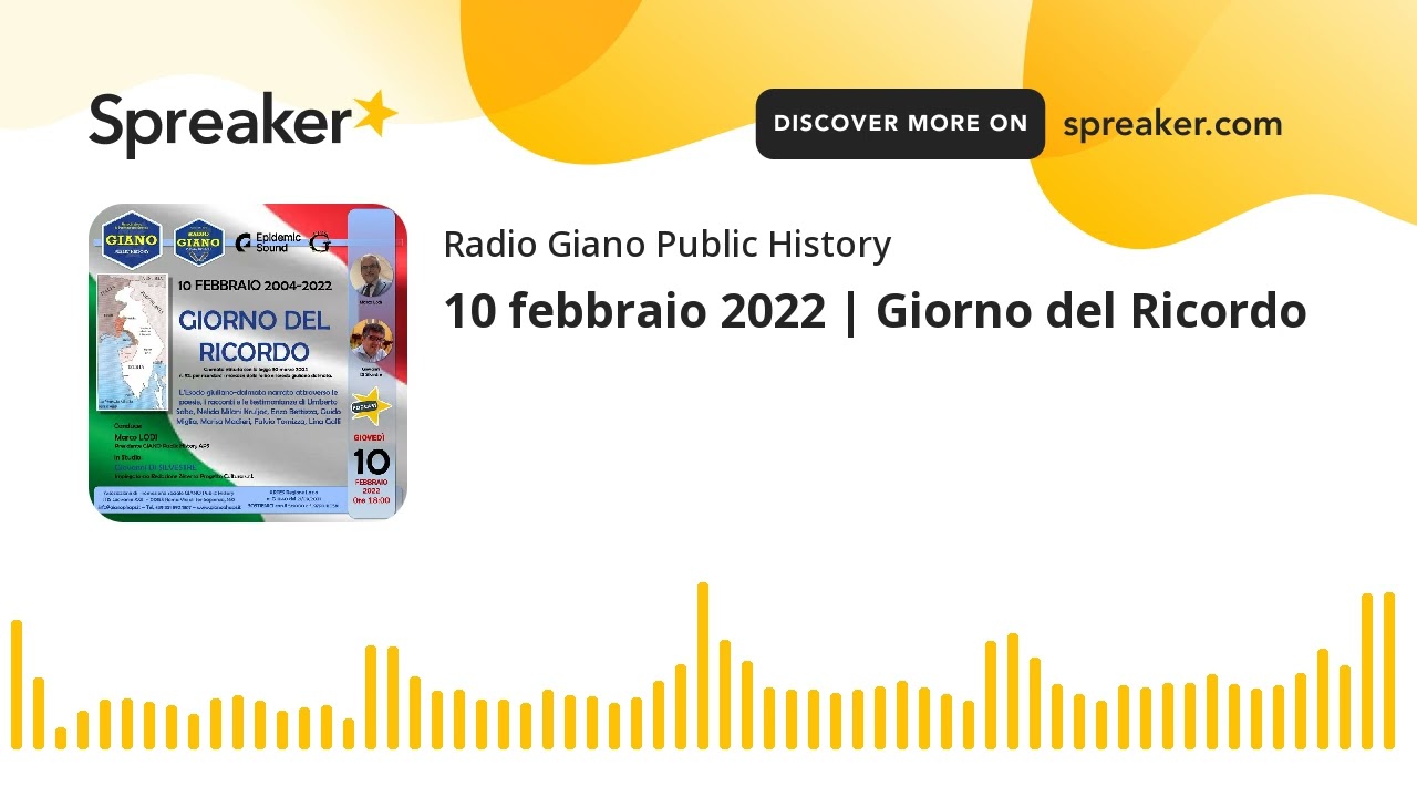10 febbraio 2022 | Giorno del Ricordo