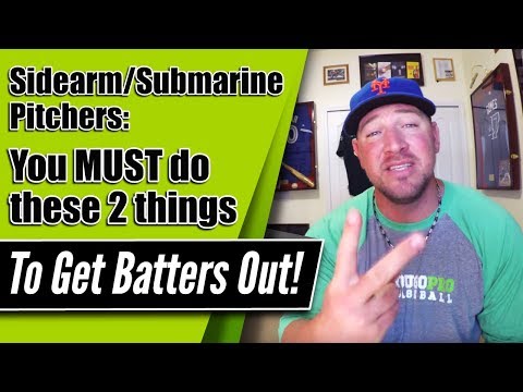 Como chegar batedores como uma arma ou Pitcher Submarine