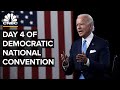 Democratic Presidential Nominee Joe Biden speaks at DNC — 8/20/2020