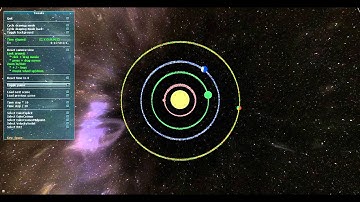 DigiPen PHY 500: Solar system simulation, explicit integrator using Euler