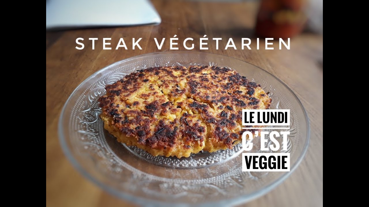 STEAK VÉGÉTARIEN AUX LENTILLES CORAIL - Le lundi c’est veggie
