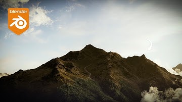 Make beautiful environments in Blender  -  Breakdown