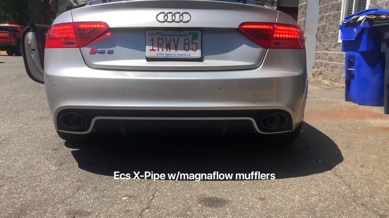 Audi Rs5 x pipe and mufflers 👀