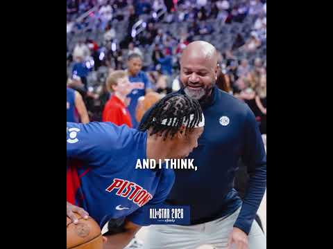 Shoutout Coach J.B. 🗣️⭐️ #nba #pistons #allstar
