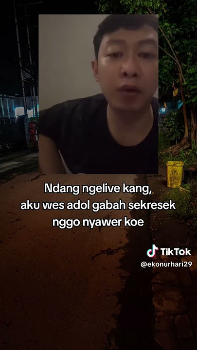Eri Pras Ndang Ngelive Kang #eripras #tiktok