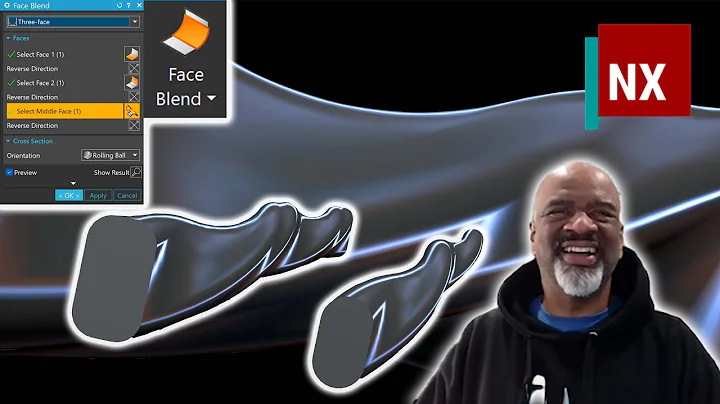 Stop Edge Blending Faces - Use Face Blend Instead! How to Use Face Blend in Siemens NX
