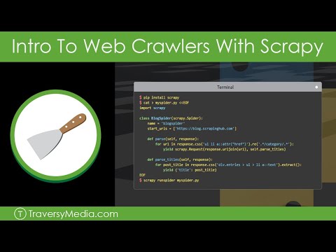 Intro To Web Crawlers & Scraping With Scrapy