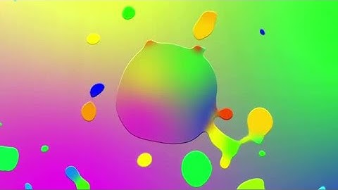 Brilliant Colors Blob Background Stock Motion Graphics