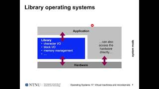 Operating systems lecture 17