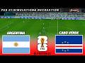 LIVE ARGENTINA vs CABO VERDE FIFA World Cup 2026 PES LIVE ARGENTINA vs CABO VERDE FIFA World Cup 2026 PES