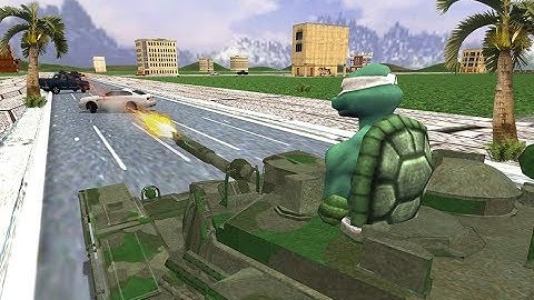 Turtle Hero Ninja Warrior Tank Attack | Ninja Hero City Rescue with his Tank - Android GamePlay